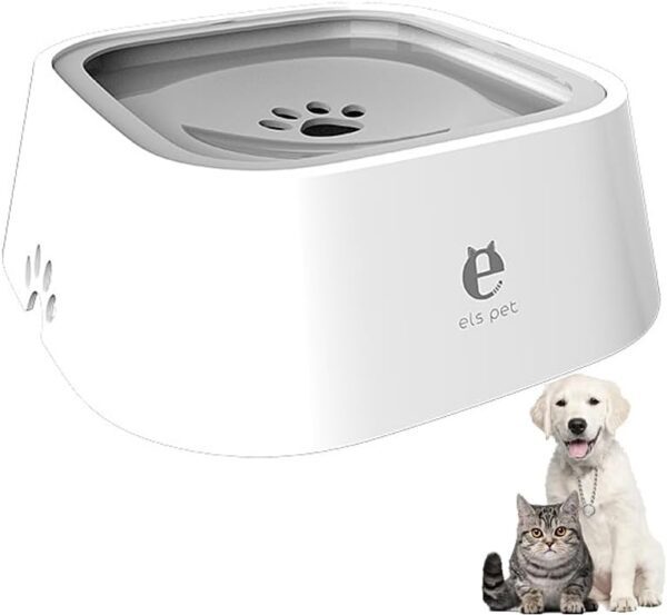 Dog Water Bowl, Non Spill Dog Water Bowl, Anti Spill Dog Water Bowl, Non Slip Dog Splash Proof Water Bowl Pet Water Bowl for Dog Cat Puppy
