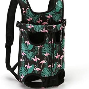 FUNAT Backpack for Dogs, Carry Bag for Cats, Dog Carrier Bag Front Chest Backpack Tote Shoulder Bag Outdoor