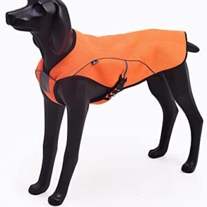 BlackDoggy Dog Swamp Cooler Evaporative Cooling Vest Reflective Jacket for Small, Medium and Large Dogs, Summer Outdoor Walk, Hunting, Camping, Size XXL