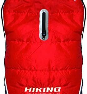 Croci Waterproof Coat Hiking for Dogs, 75-78 cm, Red