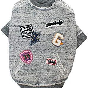 D-O G Patch Vintage Sweatshirt for Dogs SS+