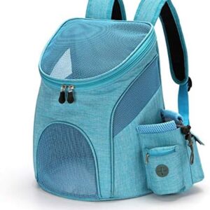 ETOPARS Backpacks for Dog, Pet Carrier Bag, Pet Bag Out Dog Backpacks, Pet Dog Backpack Up to 3 kg for Travel/Hiking/Camping (S, Blue)