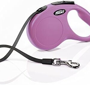 Flexi Classic Tape Leash, Small, 16 ft, Pink