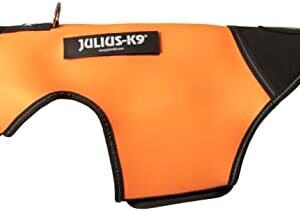 Julius-K9, 16DC-IDC-M-FN, IDC Neoprene Dog Jacket, Size: M, UV Orange