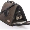 K&H Pet Products Lookout Pet Carrier Chocolate Large 20 X 12.75 X 11 Inches