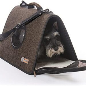 K&H Pet Products Lookout Pet Carrier Chocolate Large 20 X 12.75 X 11 Inches