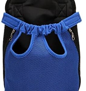 Yueser Pet Backpack, Dog Carry Bag, Adjustable Legs, Out Backpacks, Pet Portable Travel Bag for Small Medium Dogs Cats Puppies (M)
