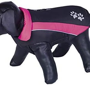 Nobby Sabi 65301 Dog Coat 48 cm Black/Pink