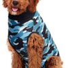 Suitical Recovery Suit Dog, Medium, Blue Camouflage