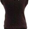 Trilly Tutti Brilli Loup Wool Sweater with Crystal Snowflake Brooch, 2X-Small, Brown