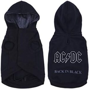 CERDÁ LIFE'S LITTLE MOMENTS - for Fan Pets ACDC Rock Dog Clothes - Jumper Dog with Official Licence, 2800000315, XS