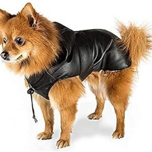 Dog Coat Trench 34 cm Polyester Black