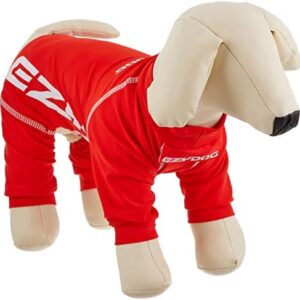 EZYDOG Long Sleeve Dog Rash Guard, Red, 2XS