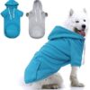 RANYPET Large Dog Hoodie Set of 2, Dog Hoodie with Large Zip Pocket, Cute Fashion Soft Cotton Warm Pet Hoodie Pullover for Autumn and Winter