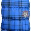Hip Doggie HD 5PDSB Plaid Puffer Vest Jacket – XL, Blue