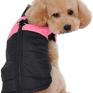 Inception Pro Infinite Dog Rain Jacket Waterproof Padded Windproof Dog Coat Pink XL Gift