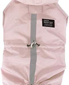 Pet Queen 978875 Dog Wear, PQ + Feet, Raincoat, Pink, No. 2