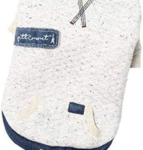 Pet Queen weat-Shirt Knit Quilted Sweatshirt 837412 Oatmeal XL Size