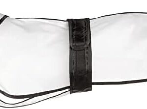 Trixie Tarbes Dog Raincoat, 46 cm, Transparent/Black Bordered