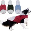 BPS Waterproof Rain Jackets for Pets, Large, XXL, Waterproof, Easy to Organize, with Polyester Material (6XL, Black) BPS-16629NE