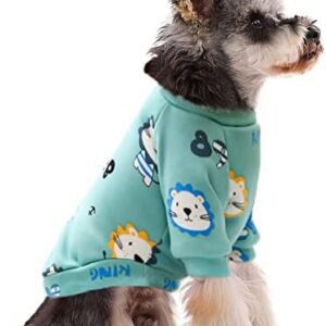 Dog Jumper Pet Jumper Soft Warm Pet Coat Cute Sweatshirt Pet Coat Clothing for Small Dog and Cat for Spring and Autumn (2XL)
