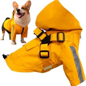 Raincoat for Dogs, Raincoat Dog Waterproof Dog Coat, Rain Jacket Dog Waterproof, Dog Raincoat, Waterproof Large Raincoat, Rain Cover for Medium Dogs